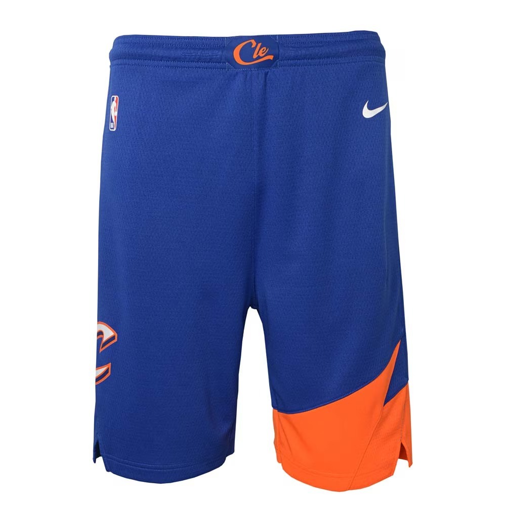 New Nike Youth Cleveland Cavaliers NBA Shorts Size Kids Medium Swing Man Blue